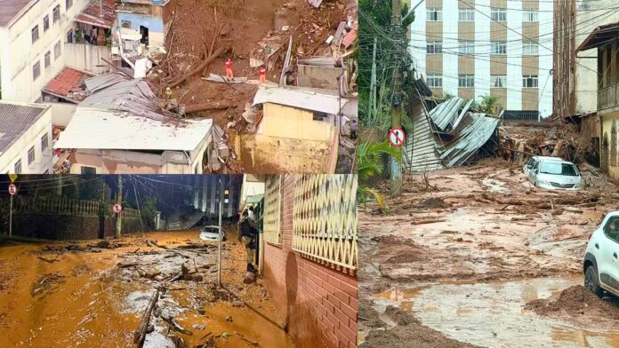 MG, Chuvas na Zona da Mata: 46 mortes confirmadas; bombeiros fazem 2º dia de buscas por desaparecidos