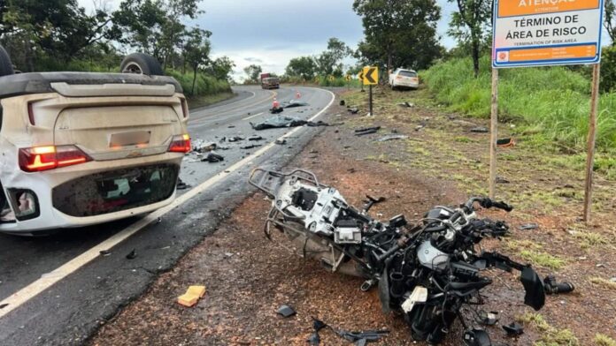BR-040: prefeito de cidade mineira fica ferido após acidente envolvendo 3 veículos; 2 pessoas morreram