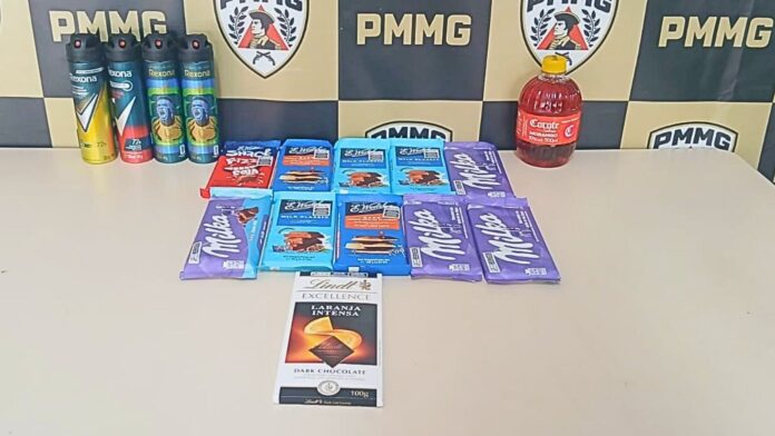 De chocolate suíço a Corote: homem é preso pela PM ao furtar no Farid Matriz, em Itabirito