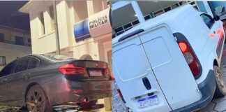 Mariana: PM prende homem com tornozeleira e apreende Fiorino adulterada e BMW no Barro Preto Mariana: PM prende homem com tornozeleira e apreende Fiorino adulterada e BMW no Barro Preto