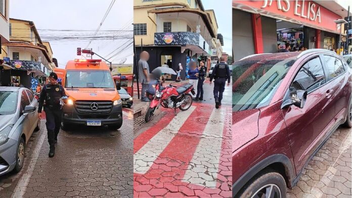 2 acidentes com moto em Itabirito deixam 2 condutoras com fraturas nos tornozelos