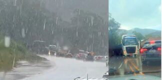 Itabirito: grave acidente entre 1 carro e 3 carretas mata 1 homem e trava a BR-040 perto da Celinha; VÍDEO Itabirito: grave acidente entre 1 carro e 3 carretas mata 1 homem e trava a BR-040 perto da Celinha; VÍDEO