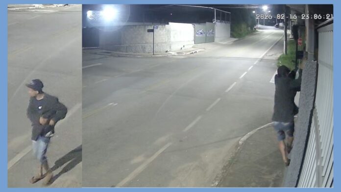 Itabirito: Bar do Xuxa é furtado e câmeras flagram ação do bandido