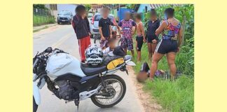 Colisão entre moto e bicicleta deixa 2 jovens feridos em Amarantina; Brigada de Itabirito é acionada Colisão entre moto e bicicleta deixa 2 jovens feridos em Amarantina; Brigada de Itabirito é acionada