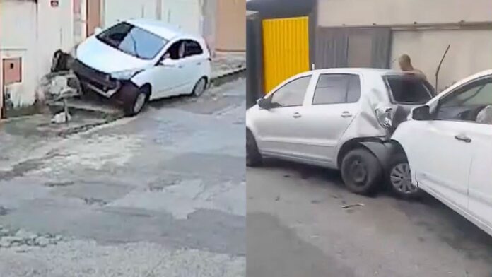 Após ingerir álcool, jovem usa carro sem permissão, perde controle e provoca batida em BH