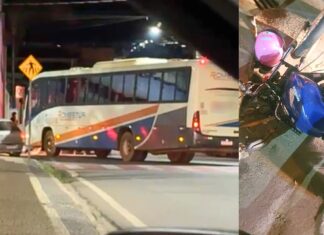 Itabirito: batida entre moto e ônibus deixa motoboy ferido próximo ao Jequeri do bairro Praia Itabirito: batida entre moto e ônibus deixa motoboy ferido próximo ao Jequerí do bairro Praia