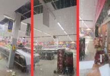 Vídeo mostra estragos após forte temporal atingir Supermercado BH em Ouro Branco Vídeo mostra estragos após forte temporal atingir Supermercado BH em Ouro Branco