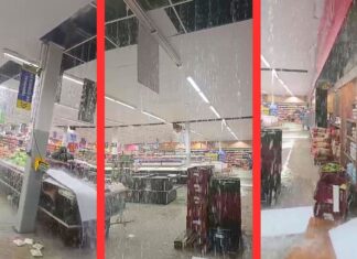 Vídeo mostra estragos após forte temporal atingir Supermercado BH em Ouro Branco Vídeo mostra estragos após forte temporal atingir Supermercado BH em Ouro Branco