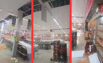 Vídeo mostra estragos após forte temporal atingir Supermercado BH em Ouro Branco Vídeo mostra estragos após forte temporal atingir Supermercado BH em Ouro Branco