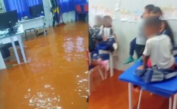 Itabirito: chuva alaga Cmei de Água Limpa e Brigada resgata crianças que ficaram ilhadas na creche; VÍDEO Itabirito: chuva alaga Cmei de Água Limpa e Brigada resgata crianças que ficaram ilhadas na creche
