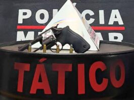 Mariana: após denúncia de tiros, homem é preso com posse ilegal de arma no Jardim Santana Mariana: após denúncia de tiros, homem é preso com posse ilegal de arma no Jardim Santana