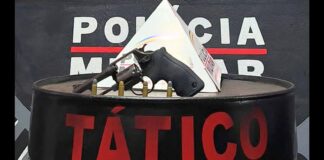 Mariana: após denúncia de tiros, homem é preso com posse ilegal de arma no Jardim Santana Mariana: após denúncia de tiros, homem é preso com posse ilegal de arma no Jardim Santana