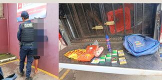 Itabirito: homem alega fome após ser preso pela GCM furtando cigarros e outros produtos no Farid Itabirito: homem alega fome após ser preso pela GCM furtando cigarros e outros produtos no Farid