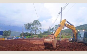 Nova Lima: nova delegacia da PRF começa a ser construída na BR-040 Nova Lima: nova delegacia da PRF começa a ser construída na BR-040