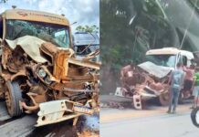 MG: 3 caminhões se envolvem em acidente na BR-381; motorista fica preso e é ajudado por populares MG: engavetamento com três caminhões deixa ferido na BR-381