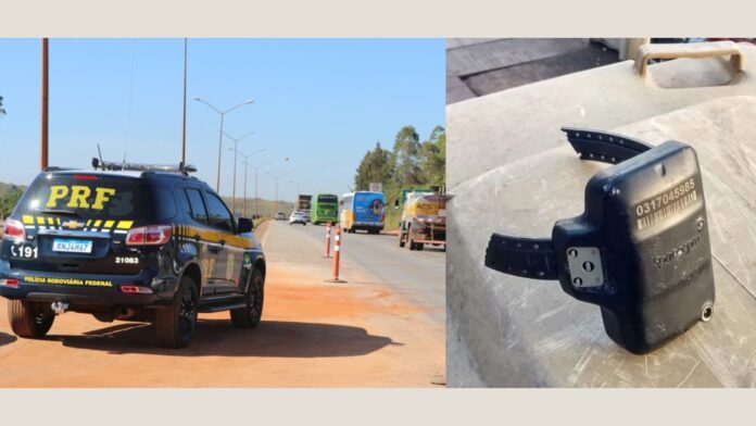 BR-040: com tornozeleira eletrônica rompida, andarilho é preso pela PRF em Nova Lima