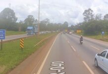 BR-040, Jardim Canadá: batida entre caminhões deixa um ferido em Nova Lima BR-040, Jardim Canadá: acidente entre caminhões deixa um ferido em Nova Lima