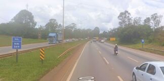 BR-040, Jardim Canadá: batida entre caminhões deixa um ferido em Nova Lima BR-040, Jardim Canadá: acidente entre caminhões deixa um ferido em Nova Lima