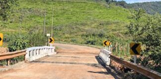 Entre Itabirito e São Gonçalo: ponte sobre o Ribeirão Carioca, na MG-030, é liberada após obras Entre Itabirito e São Gonçalo: ponte sobre o Ribeirão Carioca, na MG-030, é liberada após obras