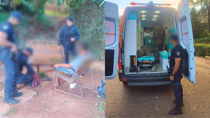 Itabirito: homem surta e causa transtornos no Parque Ecológico; GCM acionada encontra cachimbo com ele Itabirito: homem surta e causa transtornos no Parque Ecológico; GCM acionada encontra cachimbo com ele