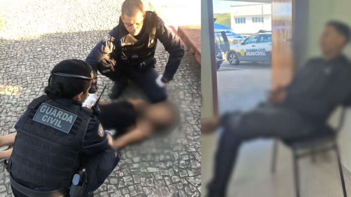 Itabirito: inabilitado cai de moto com irmã na garupa, recusa bafômetro e é detido pela GCM