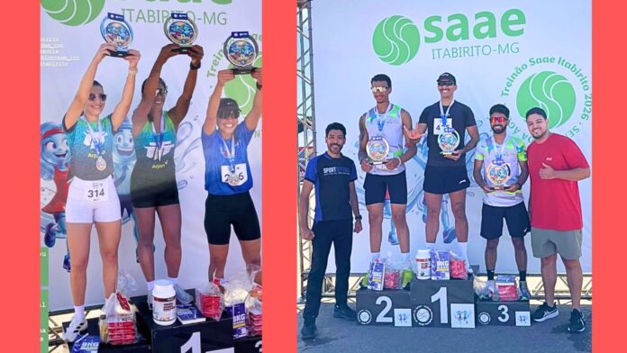 Corrida e caminhada: Treinão do Saae Itabirito reune centenas de pessoas na Área do Julifest; veja pódios