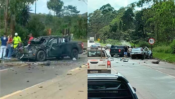 BR-040, perto do Alphaville: uma pessoa morre e outra fica gravemente ferida após batida entre 3 carros BR-040, perto do Alphaville: uma pessoa morre e outra fica gravemente ferida após batida entre 3 carros