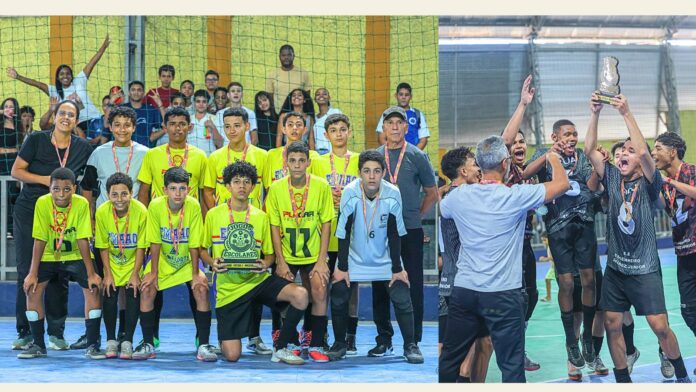 Itabirito: com goleadas nas finais, Ana Amélia e Industrial são campeões do futsal nos jogos escolares