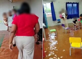 Itabirito: funcionários, e não a Brigada, resgataram crianças em Cmei alagado no Água Limpa Itabirito: funcionários, e não a Brigada, resgataram crianças em Cmei alagado no Água Limpa