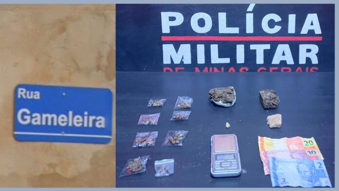 Mariana: homem usa crianças (filho e enteados) para despistar PM e esconder drogas, mas acaba preso