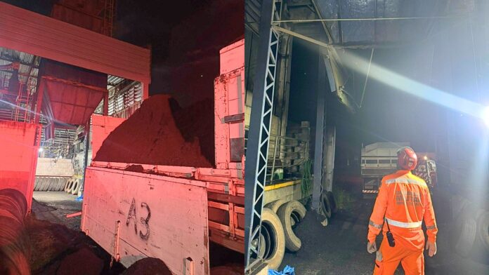 BR-040: trabalhador morre soterrado por borracha triturada durante manutenção de silo