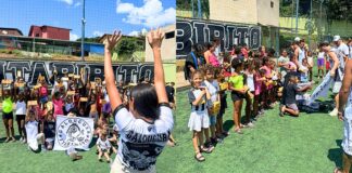 Galoucura de Itabirito promove ação social de Páscoa para crianças no Country; VEJA FOTOS