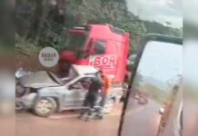 BR-040, Itabirito: batida entre picape e carreta mata motorista em Ribeirão do Eixo; VEJA VÍDEO BR-040, Itabirito: batida entre picape e carreta mata motorista em Ribeirão do Eixo