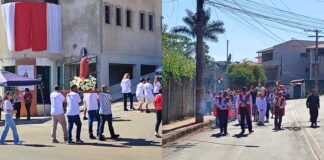 Itabirito: procissão de Santo Expedito reúne fiéis no Itaubira; GCM dá apoio Itabirito: procissão de Santo Expedito reúne fiéis no Itaubira; GCM dá apoio