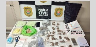 Homem é preso durante cumprimento de mandados de busca em Itabirito; maconha e ecstasy apreendidos Homem é preso durante cumprimento de mandados de busca em Itabirito; maconha e ecstasy apreendidos