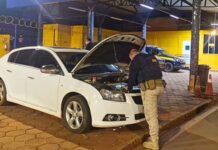 BR-040: homem é preso e carro furtado em BH é recuperado na barreira da PRF em Nova Lima