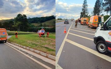 Ouro Preto, Maracujá: após colisão com carro, motociclista em estado grave vai de helicóptero para o João XXIII Ouro Preto, Maracujá: após colisão com carro, motociclista em estado grave vai de helicóptero para o João XXIII