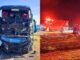 MG: batida entre ônibus de excursão religiosa e carreta deixa 2 mortos e 30 feridos na BR-050 MG: batida entre ônibus de excursão religiosa e carreta deixa 2 mortos e 30 feridos na BR-050