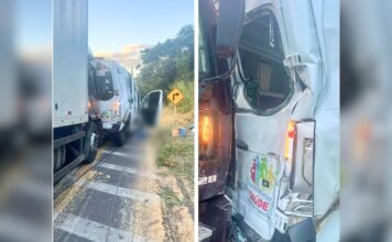 MG: mulher morre e 3 ficam feridas em acidente entre ambulância e veículos de carga na BR-251 MG: mulher morre e 3 ficam feridas em acidente entre ambulância e veículos de carga na BR-251