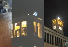 Chuva e ventos fortes em Itabirito; Brigada em mais de 20 ocorrências; cruz da São Sebastião tomba Chuva e ventos fortes em Itabirito; Brigada em mais de 20 ocorrências; cruz da São Sebastião tomba