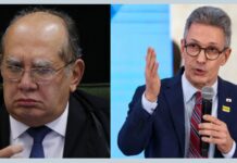 STF: Gilmar pede a Moraes para incluir Zema em Inquérito das Fake News STF: Gilmar pede a Moraes para incluir Zema em Inquérito das Fake News