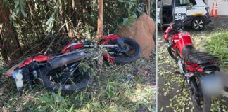 Itabirito: inabilitado dá grau, bate em arame farpado e tem moto apreendida pela Patrulha Rural da GCM Itabirito: inabilitado dá grau, bate em arame farpado e tem moto apreendida pela Patrulha Rural da GCM