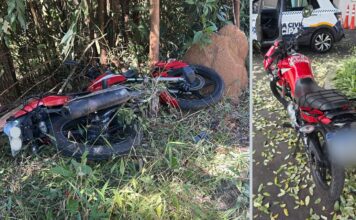 Itabirito: inabilitado dá grau, bate em arame farpado e tem moto apreendida pela Patrulha Rural da GCM Itabirito: inabilitado dá grau, bate em arame farpado e tem moto apreendida pela Patrulha Rural da GCM