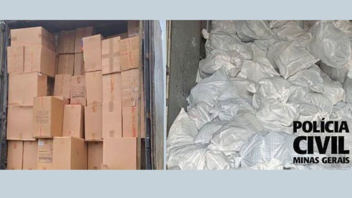 15 mil pares apreendidos: Ouro Branco é identificada como base logística de venda de tênis falsos