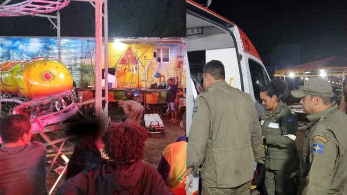 Itabirito: acidente no 'minhocão' do Park do Bananinha mata uma jovem e deixa feridos  