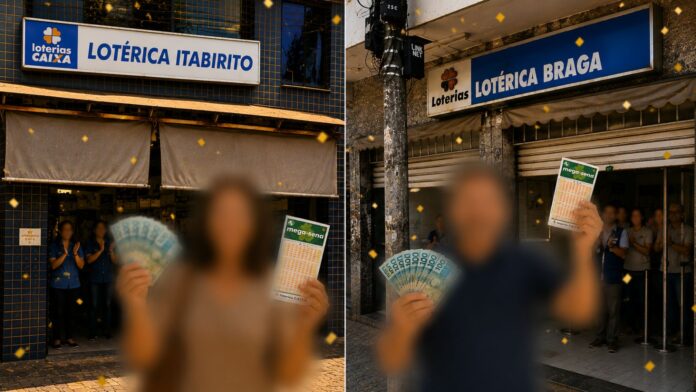 Duas apostas de Itabirito acertam a quina. Foto ilustrativa criada por Inteligência Artificial — ChatGPT.