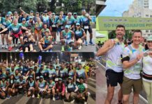 Atletas de Itabirito conquistam título de maratonistas na 1ª Maratona Oficial de Belo Horizonte Atletas e torcedores de Itabirito na 1ª Maratona oficial de Belo Horizonte. Foto - divulgação.