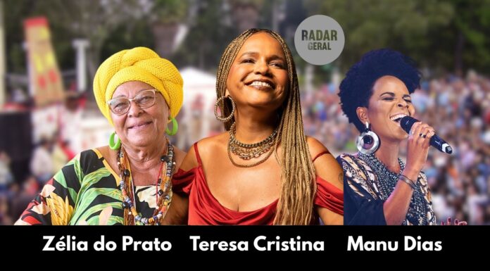 Ouro Preto: Teresa Cristina, Zélia do Prato e Manu Dias estarão em festival para celebrar as raízes do samba Ouro Preto: Teresa Cristina, Zélia do Prato e Manu Dias estarão em festival para celebrar as raízes do samba