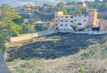 Itabirito: homem coloca fogo em terreno e acaba preso pela GCM; ‘Era apenas mato’ Itabirito: homem coloca fogo em terreno e acaba preso pela GCM; 'Era apenas mato'