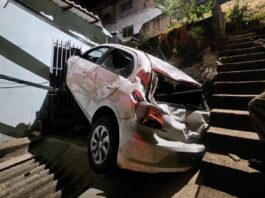 BH: motorista embriagado passa direto em rua sem saída e cai em barranco; VEJA VÍDEO BH: motorista embriagado passa direto em rua sem saída e cai em barranco